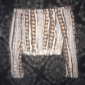 H&M Divided Long Sleeve Off Shoulder Top XS